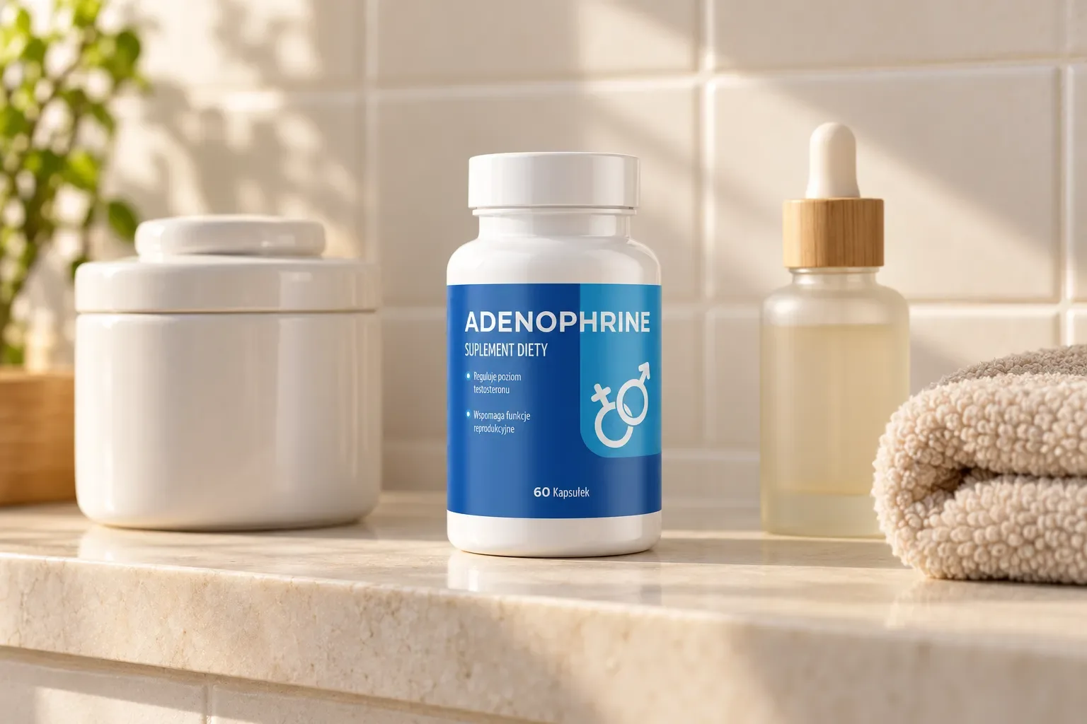 Adenophrine — opakowanie na co dzień